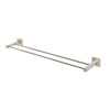 Alno Contemporary II A8425-24-SN Double Towel Bar Modern in Satin Nickel