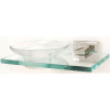 Modern Soap Dish 6-3/4-in in Polished Chrome