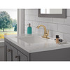 Delta 577-CZ-PR-MPU-DST Stryke 6.44-in x 6.00-in x 7.38-in Single Handle Bathroom Faucet, Lumicoat Champagne Bronze