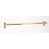Alno Ribbon & Reed A8520-30-PB Towel Bar Traditional in Polished Brass