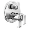 T27T989-PR Tetra TempAssure 17T Series Integrated Diverter Trim with 6-Setting, Lumicoat Chrome