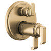 T27T889-CZ-PR Tetra TempAssure 17T Series Integrated Diverter Trim with 3-Setting, Lumicoat Champagne Bronze