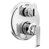 T24989-PR Tetra 14 Series Integrated Diverter Trim with 6-Setting, Lumicoat Chrome