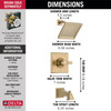 T14451-CZ-WE Dryden Monitor 14 Series Tub & Shower Trim, Champagne Bronze