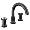 T2758-BL Trinsic Delta Trinsic Roman Tub Faucet Trim, Matte Black