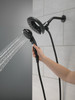 58569-BL-PK Universal Showering Components In2ition 5-Setting Two-in-One Shower, Matte Black