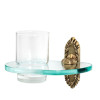 Traditional Tumbler Holder 6-3/4-in in Polished Antique