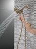 Delta 58499-CZ Universal Showering Components In2ition HSSH 1.75 GPM 4-Setting, Champagne Bronze