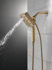 Delta 58473-CZ-PR25 Universal Showering Components H2Okinetic In2ition 4-Setting Two-In-One Shower, Lumicoat Champagne Bronze