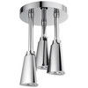 Delta 57140-25-L Universal Showering Components H2Okinetic Pendant Raincan Shower Head with LED Light, Chrome