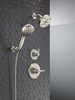 Delta 55884-SS-PR Universal Showering Components 7-Setting Wall Mount Hand Shower with Cleaning Spray, Lumicoat Stainless