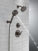 55884-RB Universal Showering Components 7-Setting Wall Mount Hand Shower with Cleaning Spray, Venetian Bronze