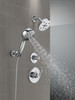 Delta 55884-PR Universal Showering Components 7-Setting Wall Mount Hand Shower with Cleaning Spray, Lumicoat Chrome
