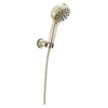 Delta 55884-PN-PR Universal Showering Components 7-Setting Wall Mount Hand Shower with Cleaning Spray, Lumicoat Polished Nickel