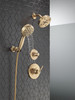 Delta 55884-CZ-PR Universal Showering Components 7-Setting Wall Mount Hand Shower with Cleaning Spray, Lumicoat Champagne Bronze