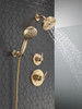 Delta 55884-CZ-PR Universal Showering Components 7-Setting Wall Mount Hand Shower with Cleaning Spray, Lumicoat Champagne Bronze