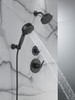 Delta 55884-BL Universal Showering Components 7-Setting Wall Mount Hand Shower with Cleaning Spray, Matte Black
