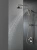 Delta 52688-SS-PR Universal Showering Components H2Okinetic 3-Setting Raincan Shower Head, Lumicoat Stainless