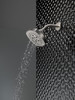 Delta 52663-SS Universal Showering Components 5-Setting H2Okinetic Shower Head, Stainless