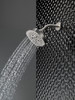 52663-SS Universal Showering Components 5-Setting H2Okinetic Shower Head, Stainless