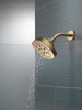 Delta 52663-CZ Universal Showering Components 5-Setting H2Okinetic Shower Head, Champagne Bronze