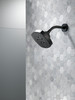 Delta 52663-BL Universal Showering Components 5-Setting H2Okinetic Shower Head, Matte Black