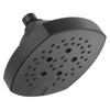 52663-BL Universal Showering Components 5-Setting H2Okinetic Shower Head, Matte Black