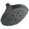 52663-BL Universal Showering Components 5-Setting H2Okinetic Shower Head, Matte Black