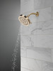 Delta 52535-CZ Universal Showering Components 5-Setting Showerhead, Champagne Bronze