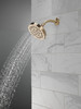 Delta 52535-CZ Universal Showering Components 5-Setting Showerhead, Champagne Bronze