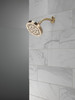 Delta 52535-CZ Universal Showering Components 5-Setting Showerhead, Champagne Bronze