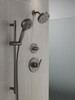 51584-RB Universal Showering Components 7-Setting Slide Bar Hand Shower with Cleaning Spray, Venetian Bronze