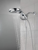 58680Universal Showering Components HydroRain H2Okinetic 5-Setting Two-in-One Shower Head, Chrome