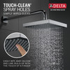 Delta 52841Universal Showering Components Single-Setting Raincan Shower Head, Chrome