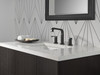 Delta 35589-BL-DST Tetra Two Handle Widespread Bathroom Faucet, Matte Black