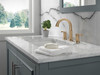 Delta 35588-CZ-PR-DST Tetra Two Handle Widespread Bathroom Faucet, Lumicoat Champagne Bronze