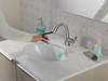Delta 577-SSPD-PR-DST Stryke Single Handle Pull Down Bathroom Faucet, Lumicoat Stainless