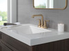 Delta 2536-CZMPU-DST SAYLOR Two Handle Centerset Bathroom Faucet, Champagne Bronze