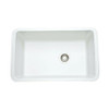 31in Undermount Fireclay Kitchen Sink in White