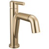 Delta 15849LF-CZPD Nicoli 7.31-in x 6.06-in x 8.63-in Single Handle Pull-Down Bathroom Faucet, Champagne Bronze