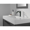 Delta 15749LF-CS Nicoli 7.50-in x 6.00-in x 9.06-in Single Handle Bathroom Faucet, Matte Black and Chrome