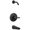 T14472-BL-LHD Galeon 14 Series Tub & Shower Trim Less Head, Matte Black
