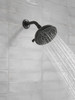 75898BL Universal Showering Components 8-Setting Shower Head, Matte Black