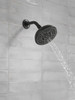 75898BL Universal Showering Components 8-Setting Shower Head, Matte Black