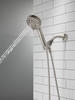 75740SN Universal Showering Components 6-Setting Hand Shower with Cleaning Spray, Spotshield Brushed Nickel