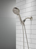 75740SN Universal Showering Components 6-Setting Hand Shower with Cleaning Spray, Spotshield Brushed Nickel