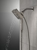 58473-KS-PR25 Universal Showering Components H2Okinetic In2ition 4-Setting Two-in-One Shower, Lumicoat Black Stainless