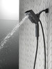 Delta 58473-BL25 Universal Showering Components H2Okinetic In2ition 4-Setting Two-in-One Shower, Matte Black