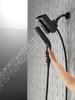 58473-BL25 Universal Showering Components H2Okinetic In2ition 4-Setting Two-in-One Shower, Matte Black