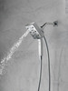 58473-PR25 Universal Showering Components H2Okinetic In2ition 4-Setting Two-in-One Shower, Lumicoat Chrome